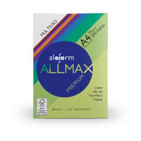 PAPEL A4 ALLMAX PREMIUM 210X297 CX C/5 PCT - CFSC