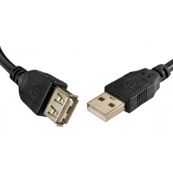 CABO EXTENSOR USB (M) X USB (F) 2.0 C/ FILTRO 5M